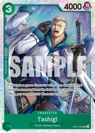 Tashigi (Reprint) - OP10-032 - Super Rare