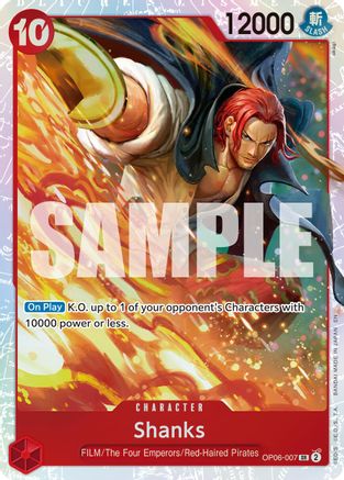 Shanks (Reprint) - OP06-007 - Super Rare