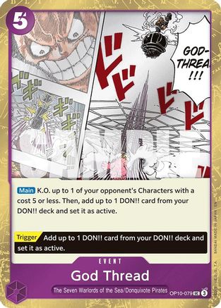 God Thread (Pirate Foil) - OP10-079 - Uncommon