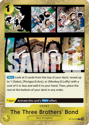 The Three Brothers' Bond (Pirate Foil) - ST13-019 - Common