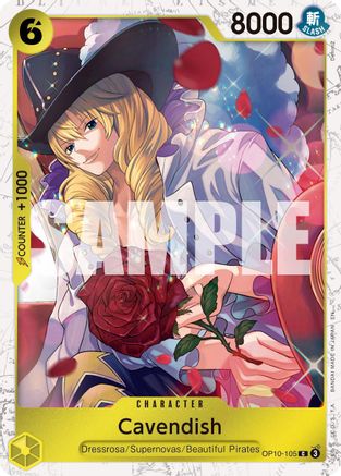 Cavendish - OP10-105 (Pirate Foil) - OP10-105 - Common