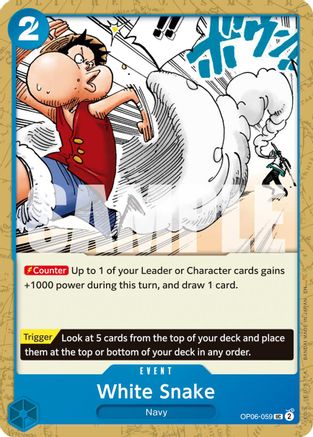 White Snake (Reprint) - OP06-059 - Uncommon