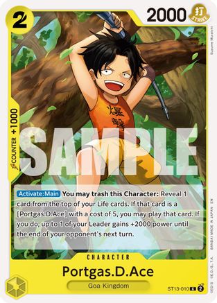 Portgas.D.Ace - ST13-010 (Reprint) - ST13-010 - Common