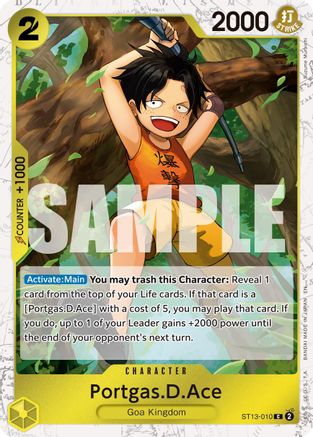 Portgas.D.Ace - ST13-010 (Pirate Foil) - ST13-010 - Common