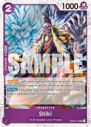 Shiki (Pirate Foil) - OP06-073 - Uncommon