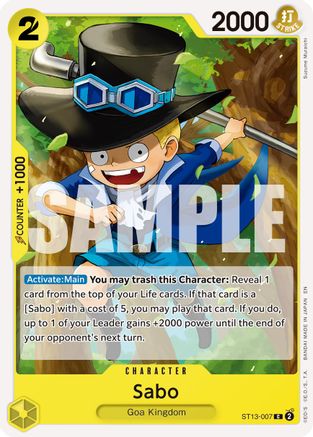 Sabo - ST13-007 (Reprint) - ST13-007 - Common