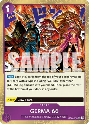 GERMA 66 (Pirate Foil) - OP06-078 - Uncommon