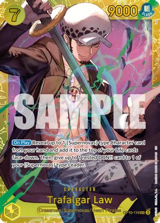 Trafalgar Law - OP10-119 (Reprint) - OP10-119 - Secret Rare