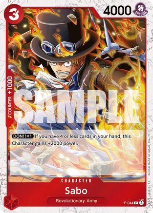 Sabo - P-044 (Pirate Foil) - P-044 - Promo