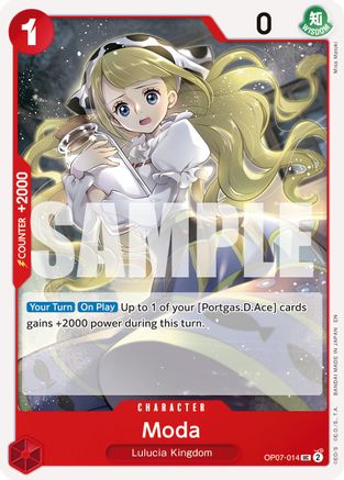 Moda (Reprint) - OP07-014 - Uncommon