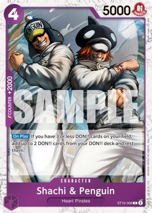 Shachi & Penguin (Pirate Foil) - ST10-008 - Common