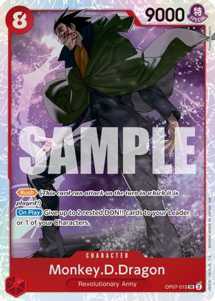 Monkey.D.Dragon (Reprint) - OP07-015 - Super Rare