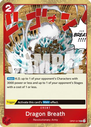 Dragon Breath (Pirate Foil) - OP07-017 - Uncommon