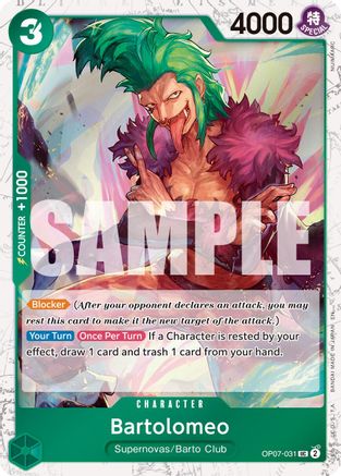 Bartolomeo (Pirate Foil) - OP07-031 - Uncommon