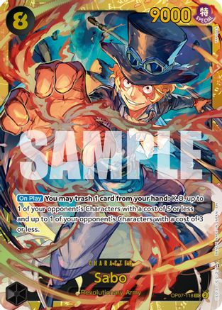 Sabo - OP07-118 (Reprint) - OP07-118 - Secret Rare