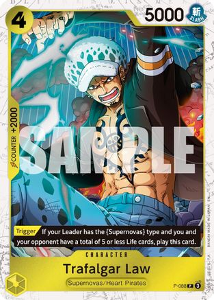 Trafalgar Law -  P-088 (Pirate Foil) - P-088 - Promo