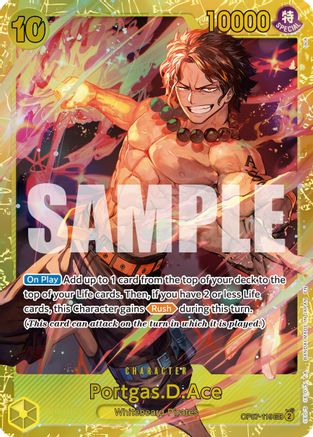 Portgas.D.Ace - OP07-119 (Reprint) - OP07-119 - Secret Rare