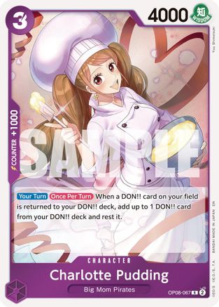 Charlotte Pudding - OP08-067 (Reprint) - OP08-067 - Rare