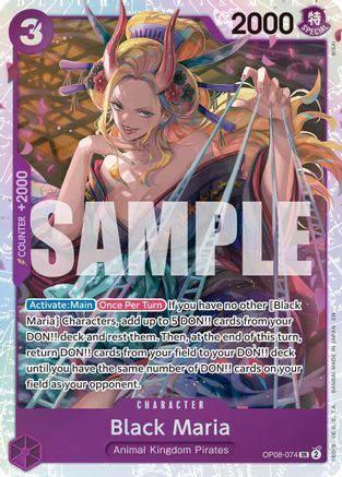Black Maria (Reprint) - OP08-074 - Super Rare