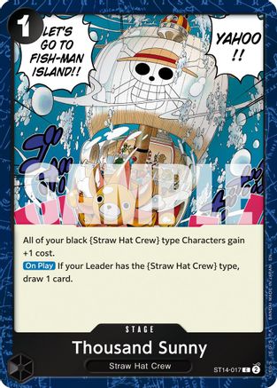 Thousand Sunny (Pirate Foil) - ST14-017 - Common