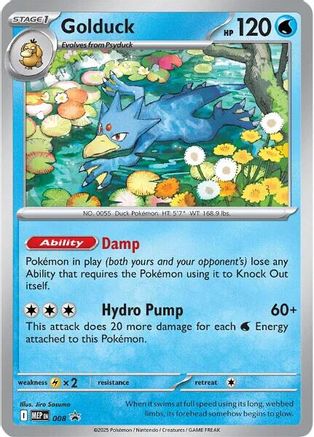 Golduck - 008 - Promo - Holofoil