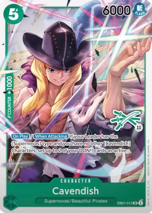 Cavendish (Zoro Deck) - EB01-012 - Super Rare