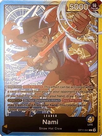 Nami - OP11-041 (Nami Deck) - OP11-041 - Leader