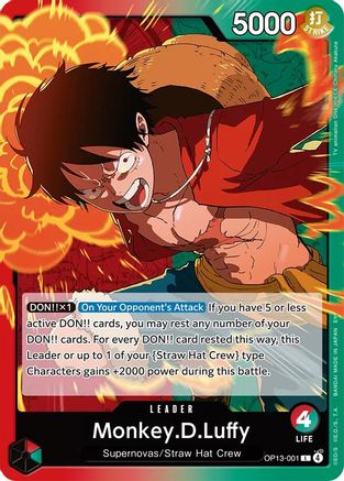 Monkey.D.Luffy (001) - OP13-001 - Leader