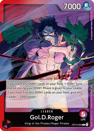 Gol.D.Roger (003) - OP13-003 - Leader