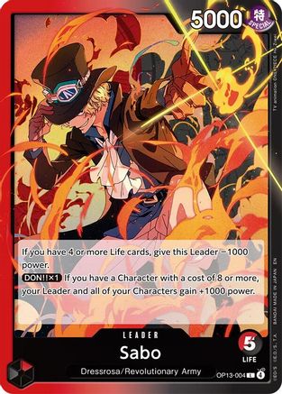 Sabo (004) - OP13-004 - Leader