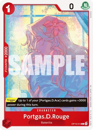 Portgas.D.Rouge - OP13-014 - Common