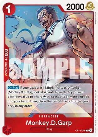 Monkey.D.Garp - OP13-016 - Rare