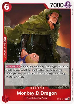 Monkey.D.Dragon - OP13-017 - Rare