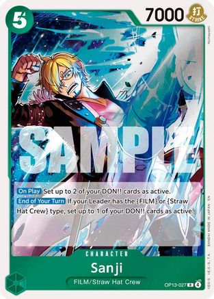 Sanji - OP13-027 - Rare