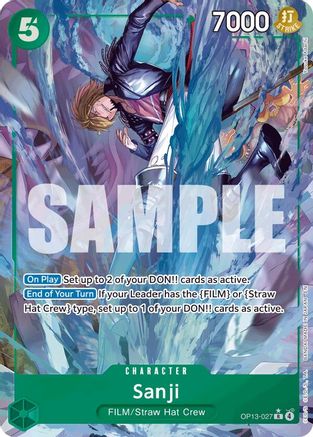Sanji (Alternate Art) - OP13-027 - Rare