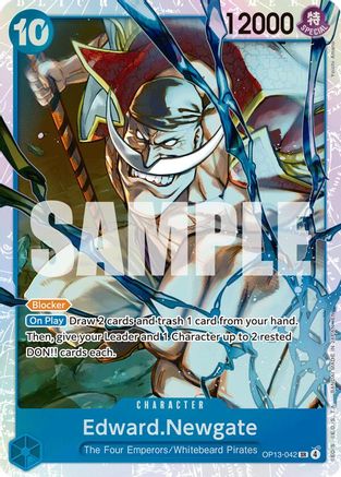 Edward.Newgate - OP13-042 - Super Rare