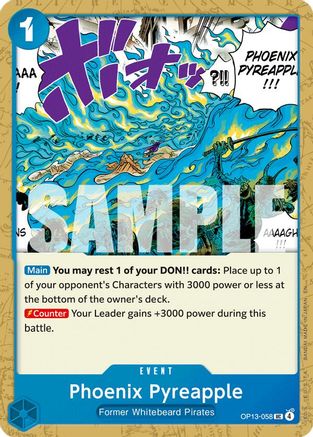 Phoenix Pyreapple - OP13-058 - Uncommon