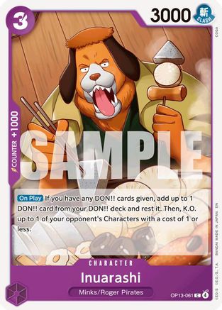 Inuarashi - OP13-061 - Common