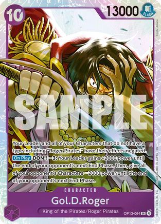 Gol.D.Roger (064) - OP13-064 - Super Rare