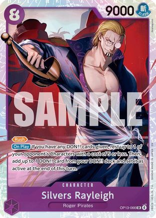 Silvers Rayleigh - OP13-066 - Super Rare