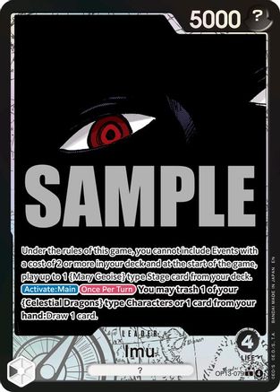 Imu (Alternate Art) - OP13-079 - Leader