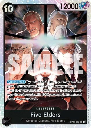 Five Elders - OP13-082 - Super Rare