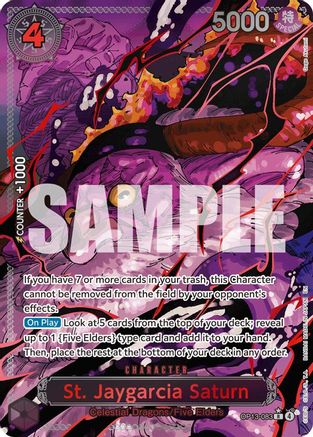 St. Jaygarcia Saturn (Parallel) - OP13-083 - Rare