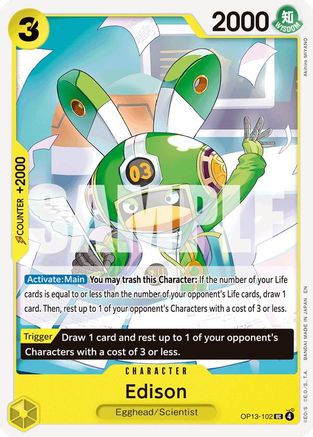 Edison - OP13-102 - Uncommon