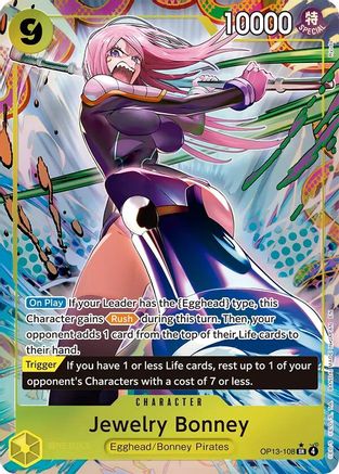 Jewelry Bonney (108) (Alternate Art) - OP13-108 - Super Rare