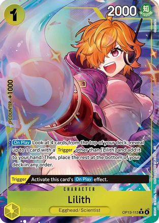 Lilith (Alternate Art) - OP13-113 - Rare