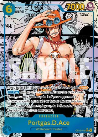 Portgas.D.Ace (119) (Manga) - OP13-119 - Secret Rare