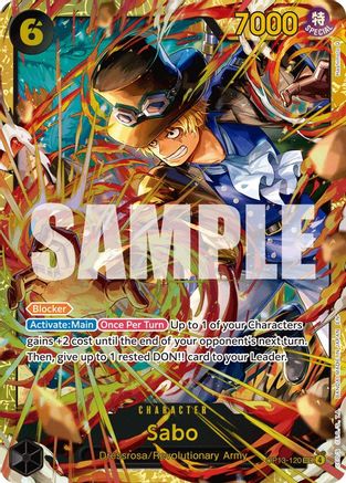 Sabo (120) (SP) - OP13-120 - Secret Rare