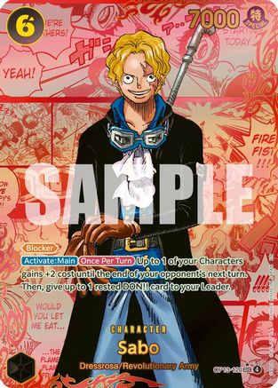 Sabo (120) (3rd Anniversary) - OP13-120 - Secret Rare