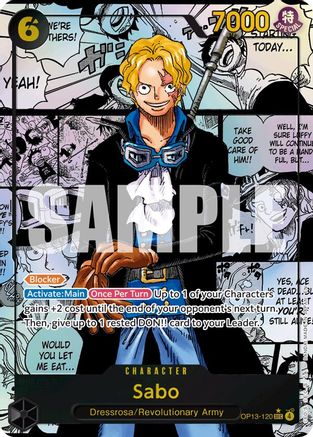 Sabo (120) (Manga) - OP13-120 - Secret Rare